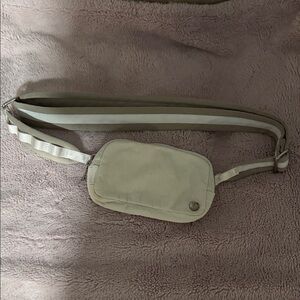 Lululemon Athletica Cream Belt Bag